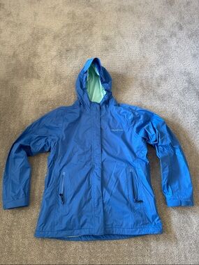 Vineyard Vines Blue Hooded Utility Rain Jacket